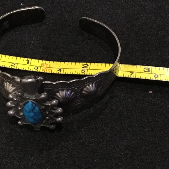 Silver and Blue Women's Jewelry Bracelet - Picture 6 of 6